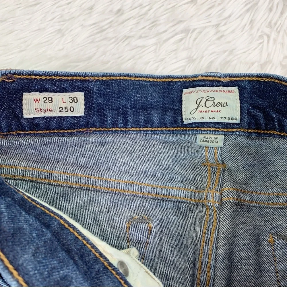 J. Crew 250 Skinny-fit Stretch‎ on Demand jean in dark worn-in wash size 29x30